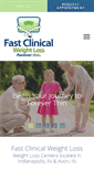 Mobile Screenshot of fastclinicalweightloss.com